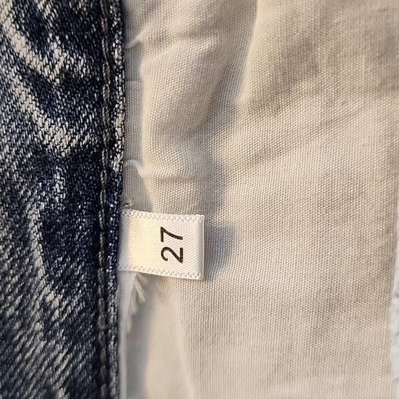 NEW Pistola Anthropologie Nico Mom Jeans Distressed Swell Light Blue Luxury - Picture 14 of 16